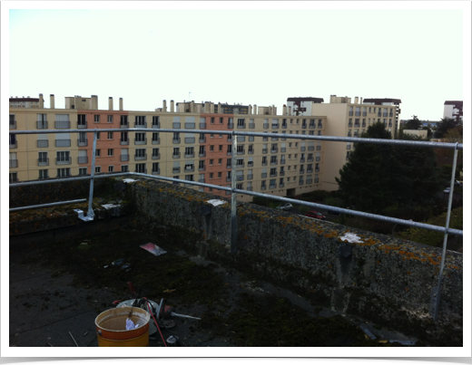 Garde-corps pour terrasse inaccessible